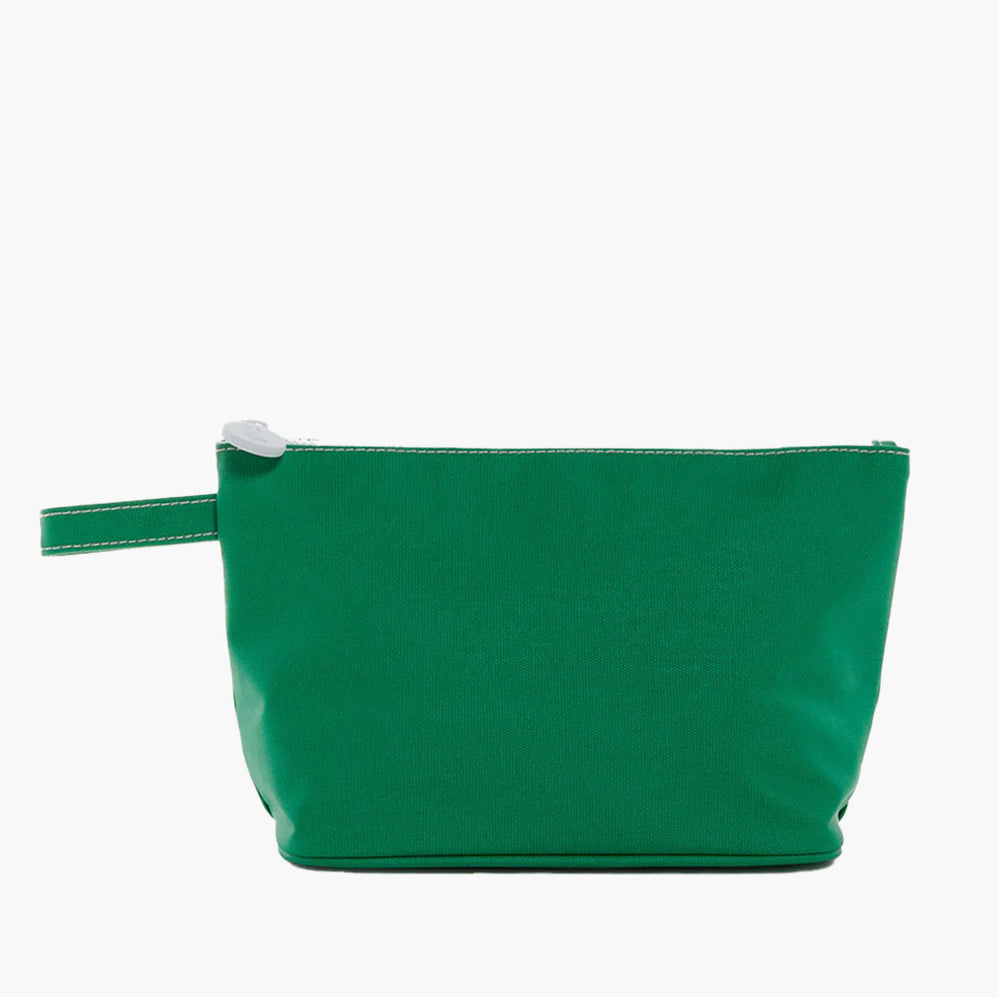 Skipper Coated Canvas Cosmetic Bag - Kelly Green