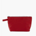 Skipper Coated Canvas Cosmetic Bag - Red