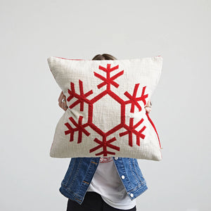 snowflake pillow