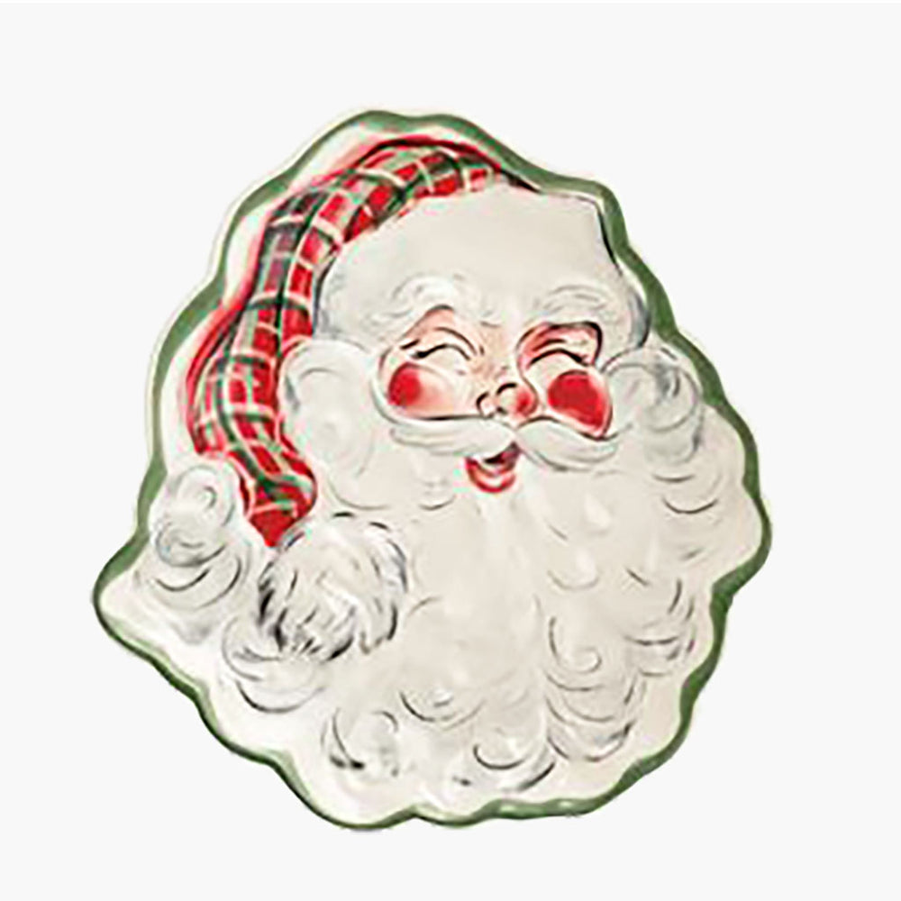 Tartan Santa Platter