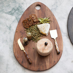 
            
                Load image into Gallery viewer, Wood Cheese Board with Handle
            
        