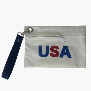 Sailcloth Wristlet - USA