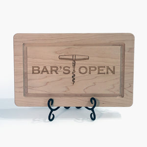 
            
                Load image into Gallery viewer, Bar&amp;#39;s Open Maple Cutting Board
            
        