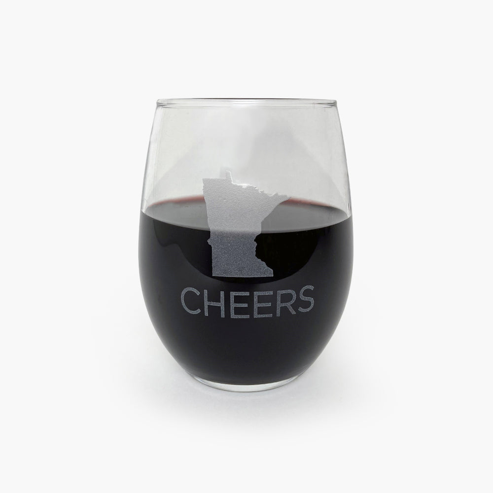 State Cheers Stemless Glass