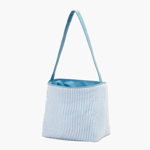 Embroidered Seersucker Bucket