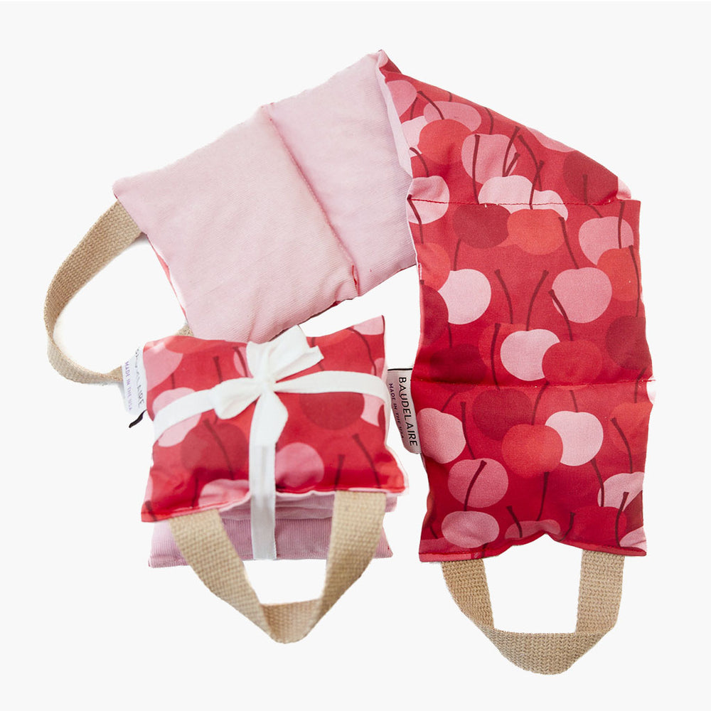 
            
                Load image into Gallery viewer, cherry stone therapeutic pillow, neck pillow, hot pack, cold pack
            
        