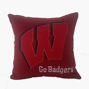 university of Wisconsin pillow