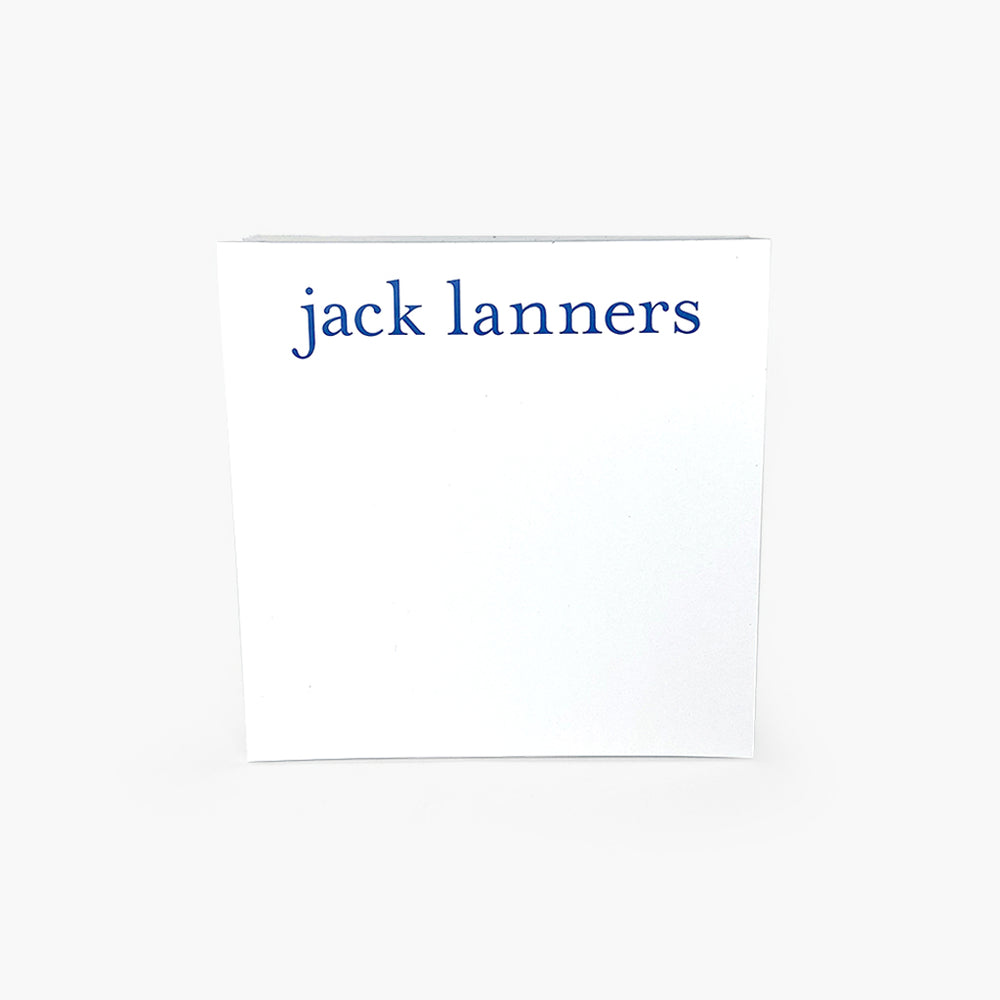 jack lanners notepad
