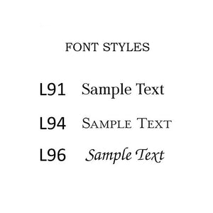 font choices note paper