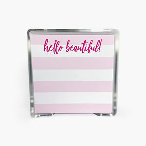 personalized banded note sheets with holder