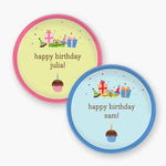 personalized kid birthday melamine plate