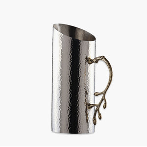
            
                Load image into Gallery viewer, Silver Pitcher with Gold Leaf Handle
            
        