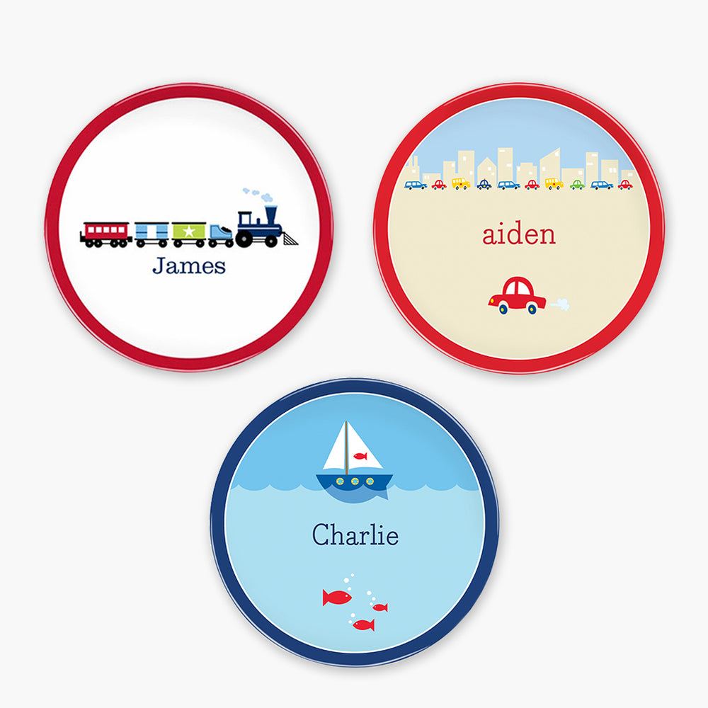 
            
                Load image into Gallery viewer, personalized kid melamine plate
            
        