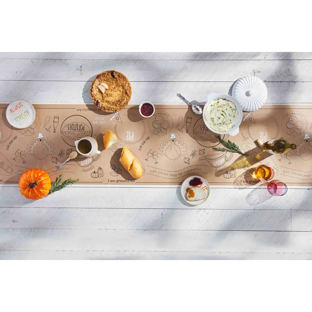 Thanksgiving Kraft Paper Table Runner